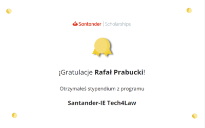 Santander-IE Tech4Law for our PhD candidate