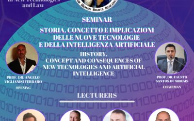 Seminar – History, concept and consequences of new technologies and artificial intelligence